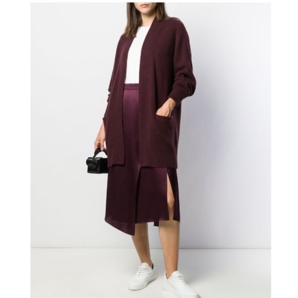 Vince Raglan Sleeve Cashmere Cardigan - Picture 1 of 9